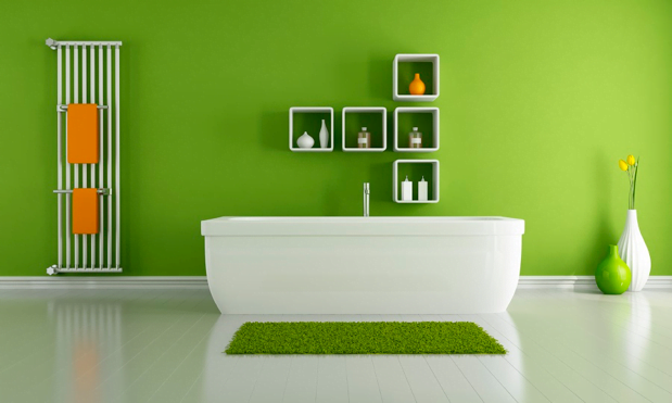 Sơn nhà màu xanh lá non-Những màu sơn nhà chống nóng