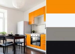 phối màu sơn khu bếp không bao giờ lỗi thời