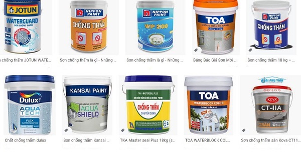 Sơn chống thấm ngoài trời giá bao nhiêu