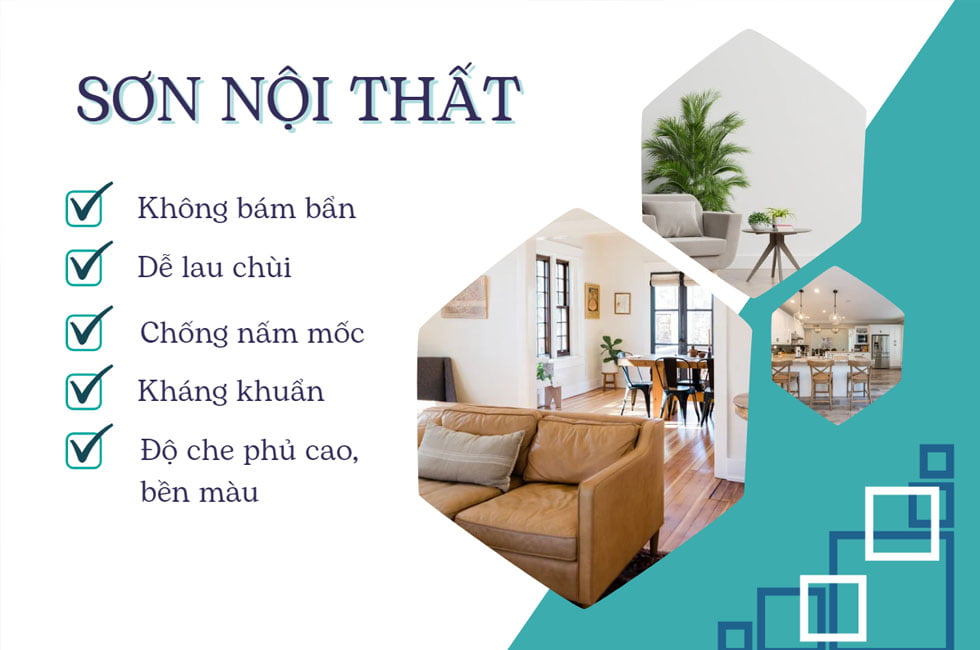 Bảng báo giá sơn nước nội thất dịnh vụ thosonnhadep
