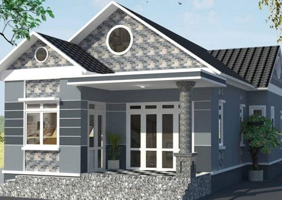 Tư vấn cách chọn màu sơn mặt tiền nhà cấp 4 đẹp nhất