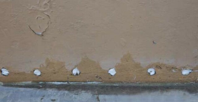 Cách chống thấm chân tường nhà