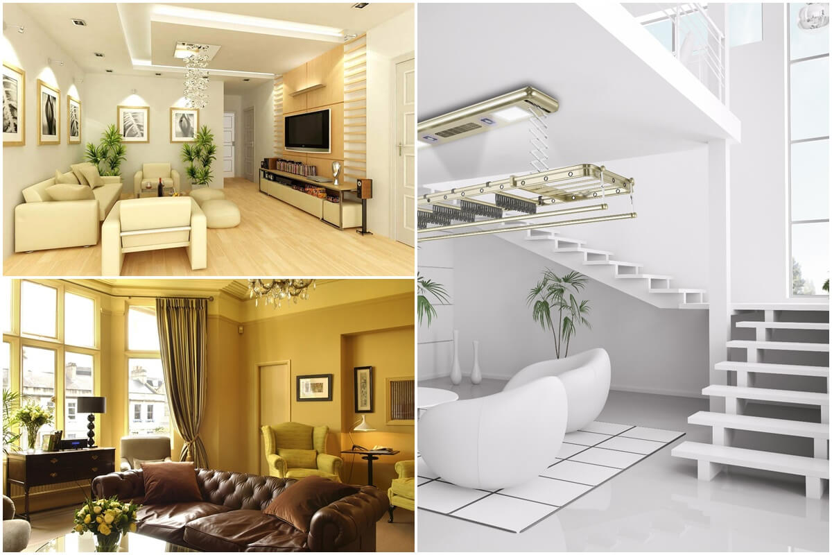 Màu sơn hợp tuổi Nhâm Dần mệnh Kim: vàng và nâu đất