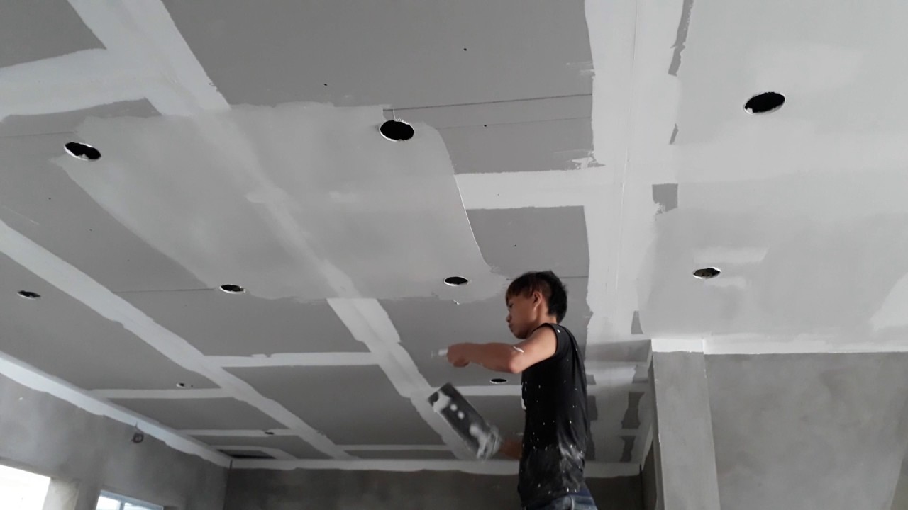 Sơn bả trần thạch cao