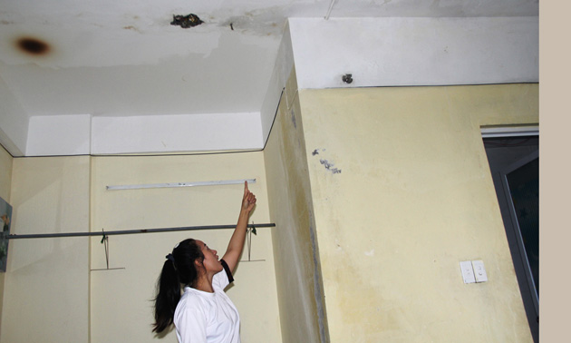 Chống thấm trần nhà chung cư. thosonnhadep