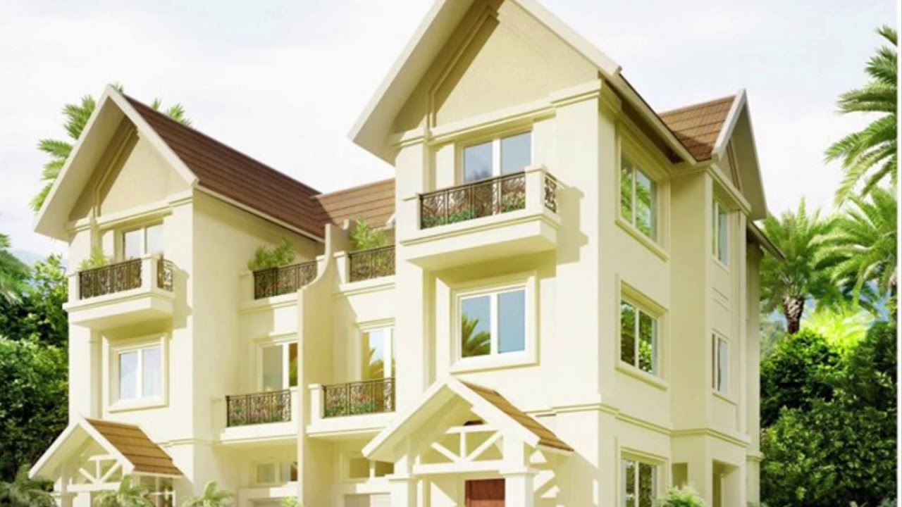 Sơn nhà màu vàng kem kết hợp với màu gì 