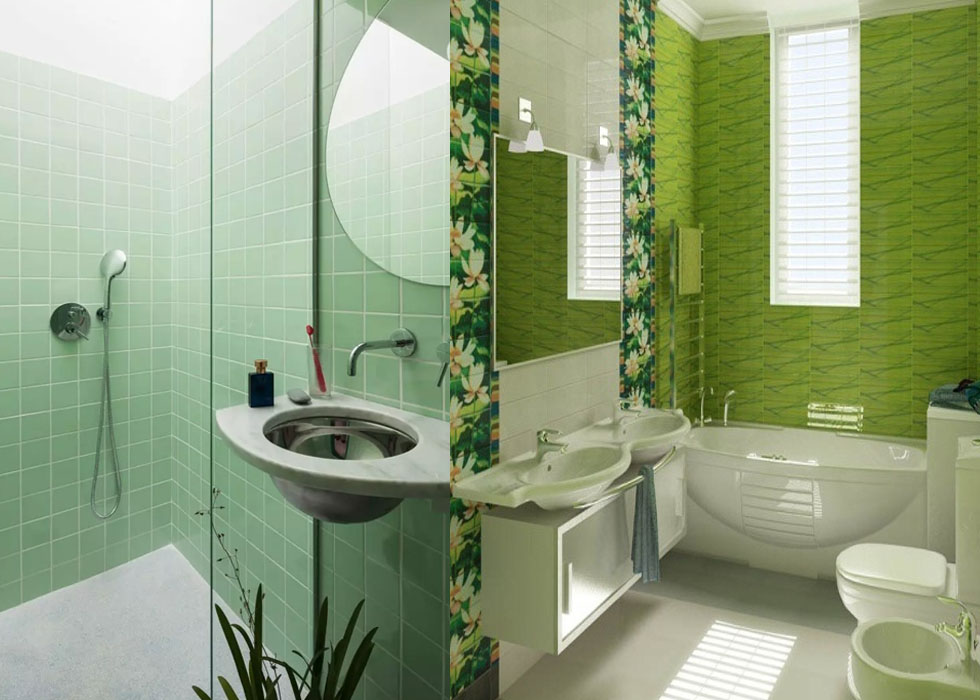 chọn màu sơn cho phòng tắm