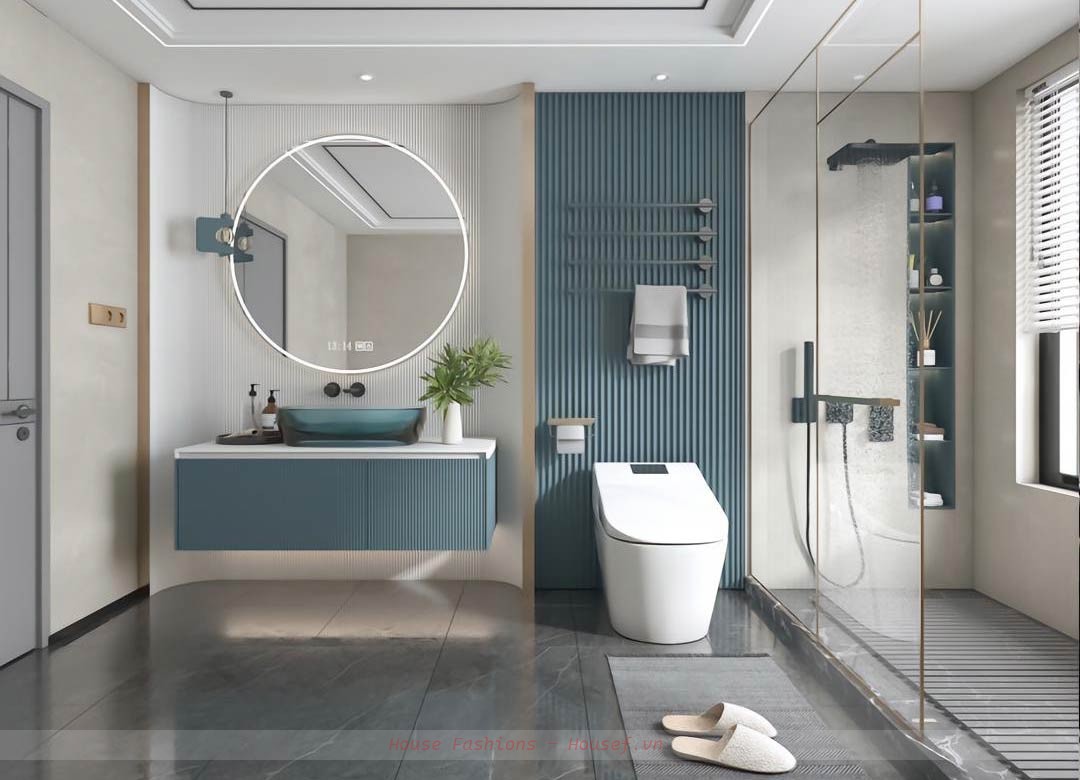 chọn màu sơn cho phòng tắm