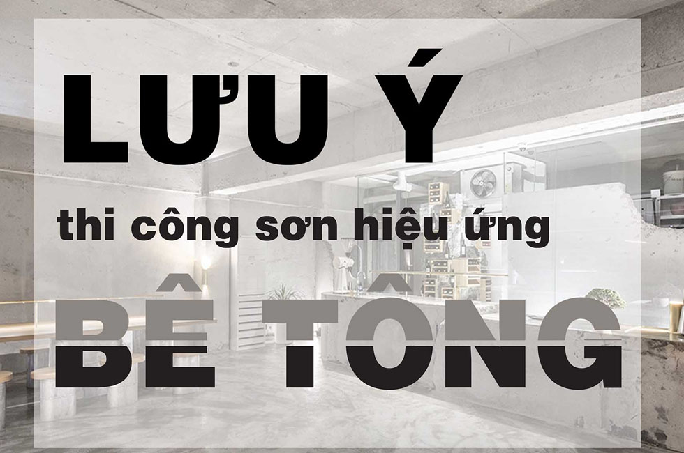  Cách làm sơn giả bê tông