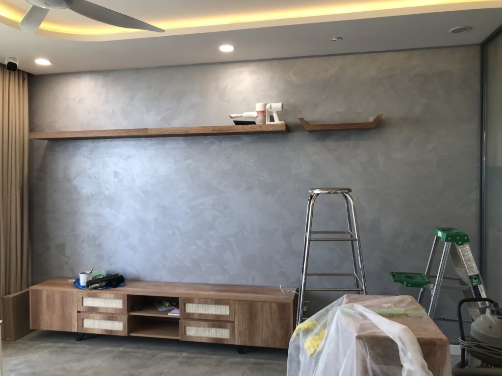 Sơn hiệu ứng Vải lụa