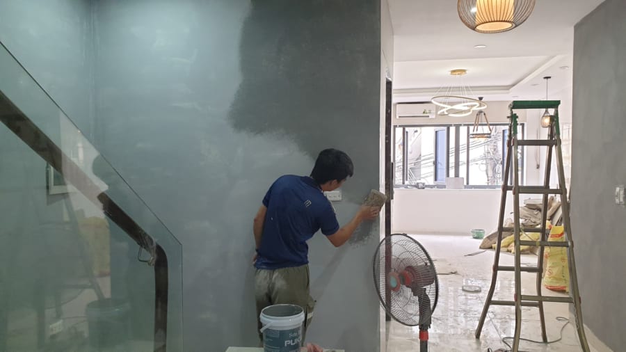 Sơn hiệu ứng Vải lụa