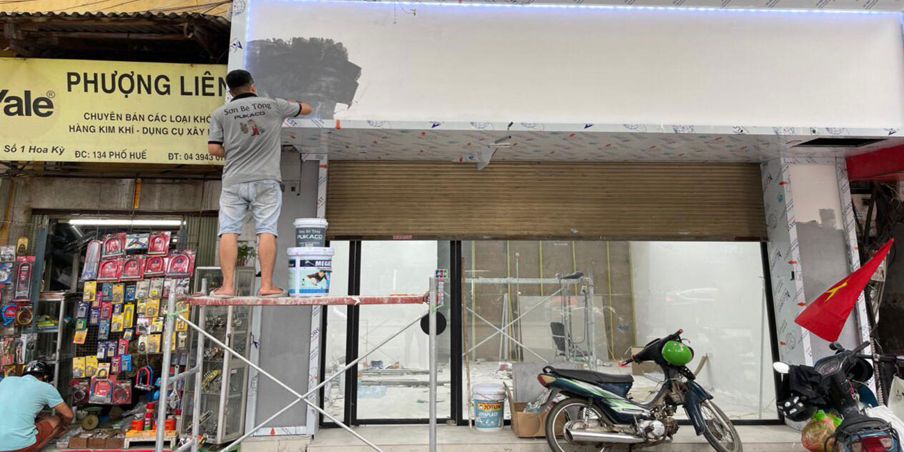  Cách làm sơn giả bê tông