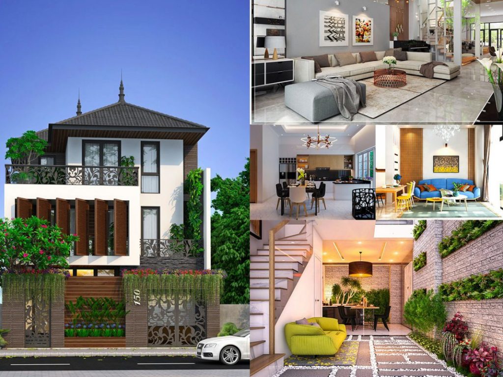 màu sơn tường ngoại thất đẹp