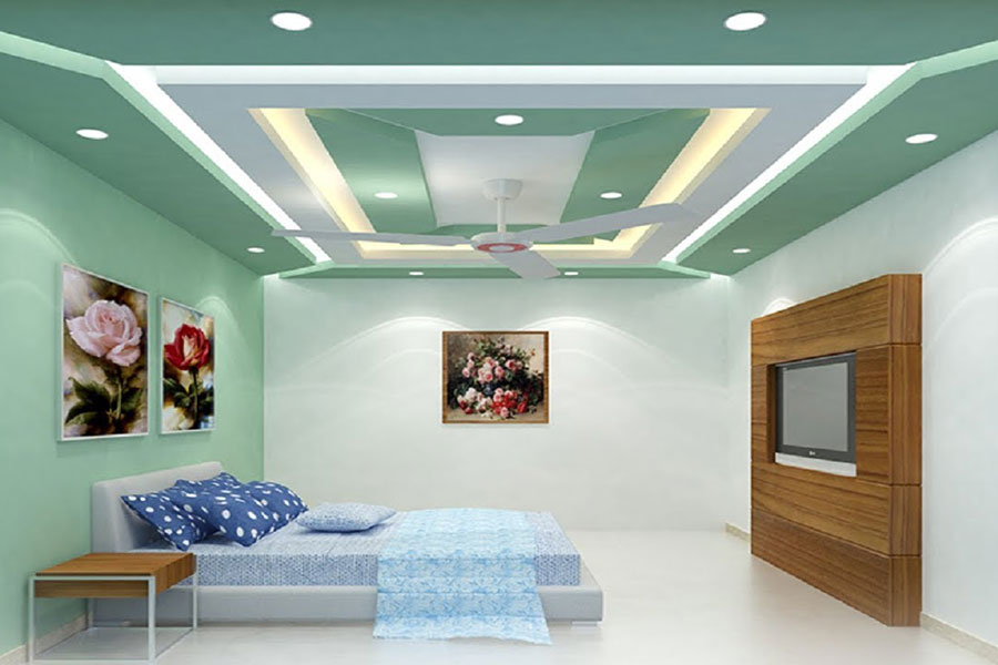 Cách phối màu sơn phào chỉ trần nhà
