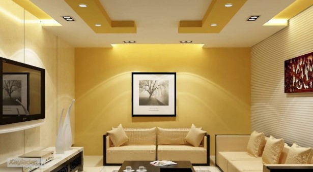 Cách phối màu sơn phào chỉ trần nhà