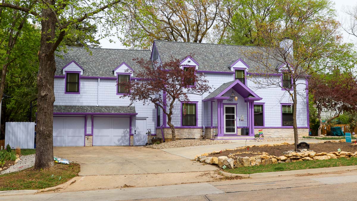 Phối màu sơn nhà với tông màu lạnh