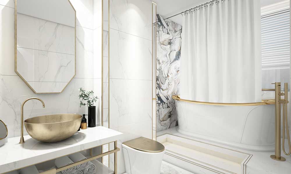 Xu hướng màu sơn phòng tắm năm nay bắt nguồn từ spa yêu thích của bạn