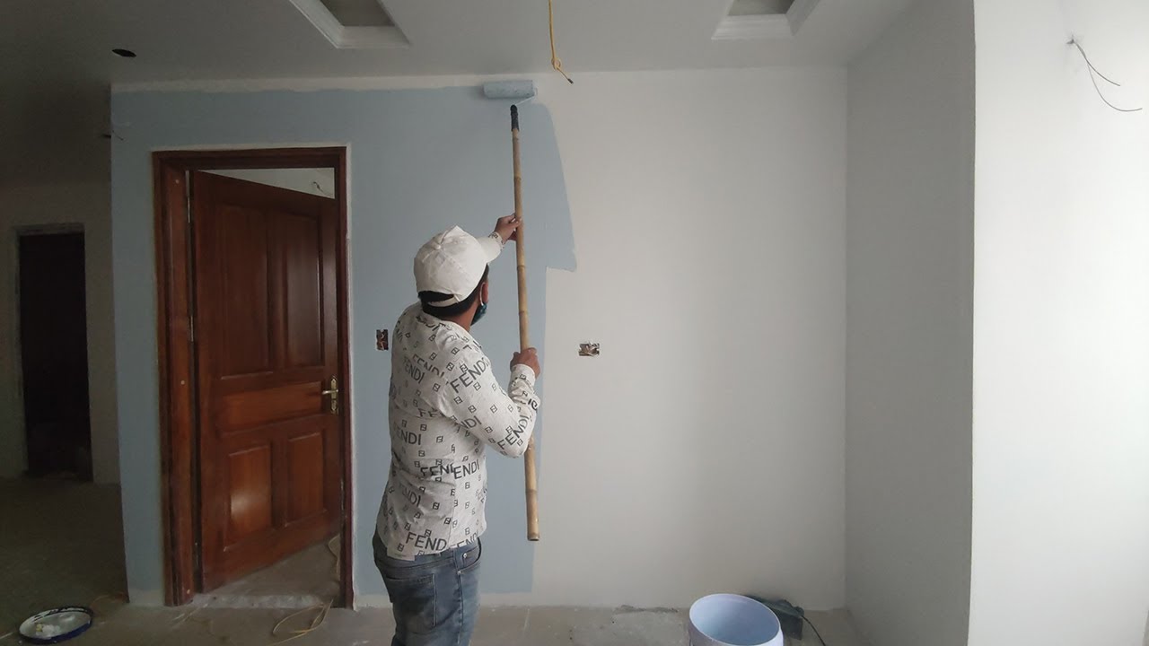 Sơn lại nhà bị cháy