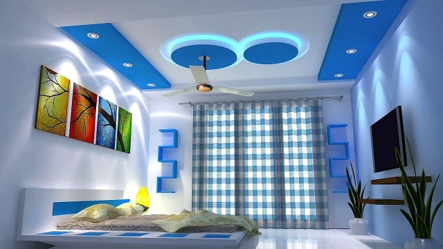 Cách phối màu sơn tường và trần nhà 