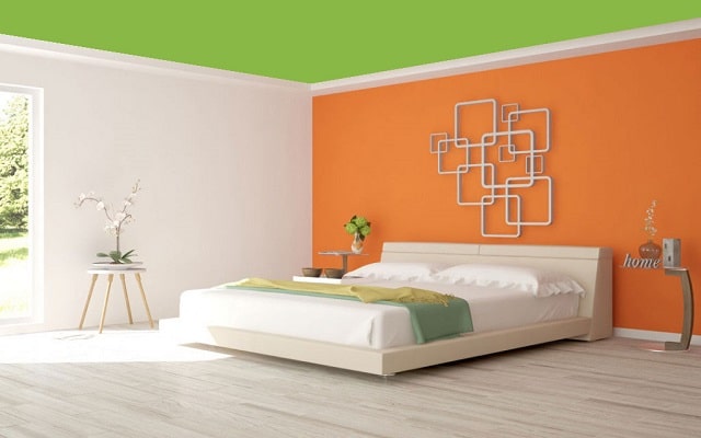 Cách phối màu sơn tường và trần nhà