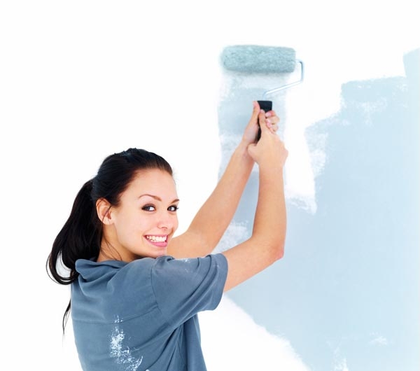 Cách sơn lại tường nhà bị cháy