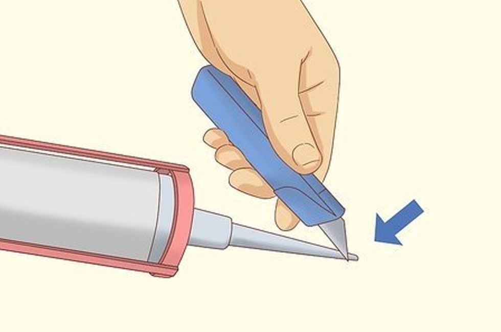 Hướng dẫn cách sử dụng chất trám trét để chống thấm.