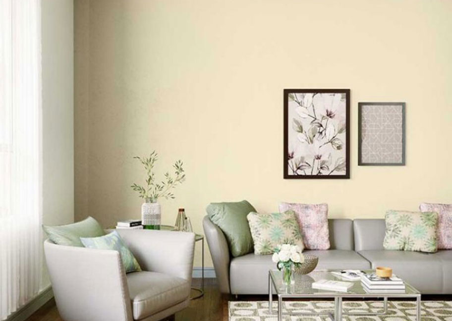 Sơn tường phòng khách màu kem: Sự lựa chọn hoàn hảo cho không gian sống thanh lịch - Thợ Sơn Nhà Đẹp