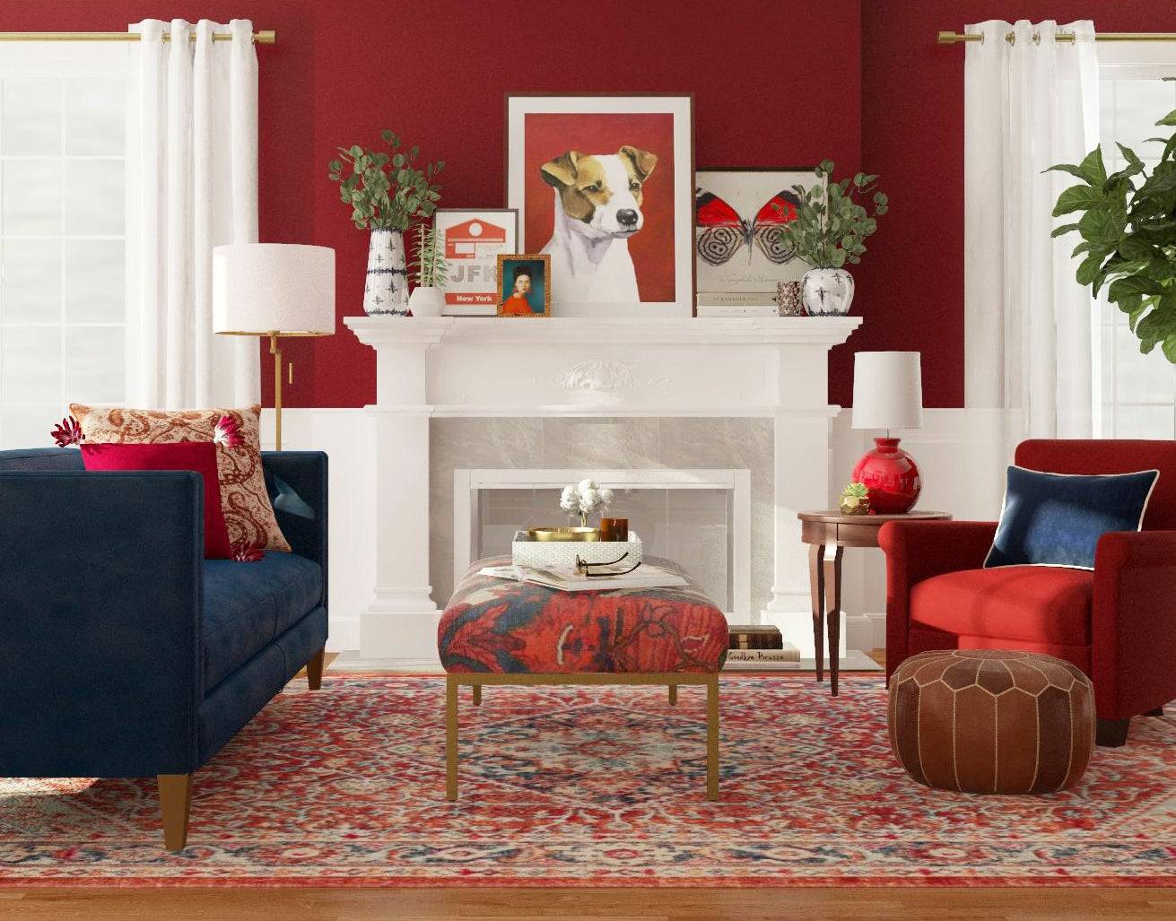 Colors That Go With Burgundy (Not Maroon): 16 Color Combinations for Modern Homes | Decoist