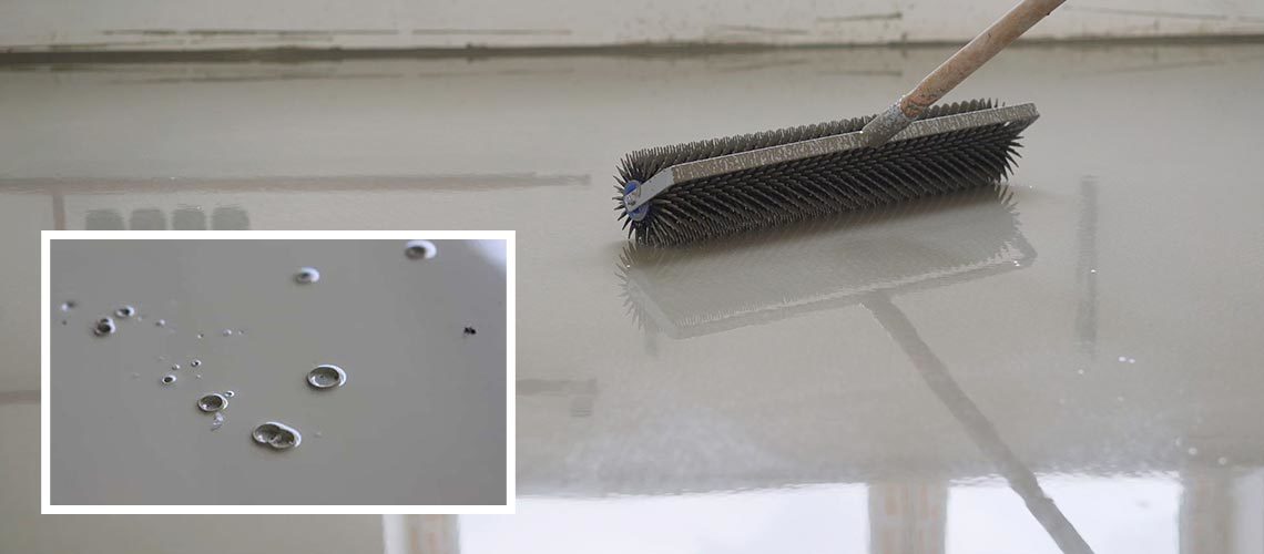 Tại sao sơn sàn Epoxy bị bong bóng?