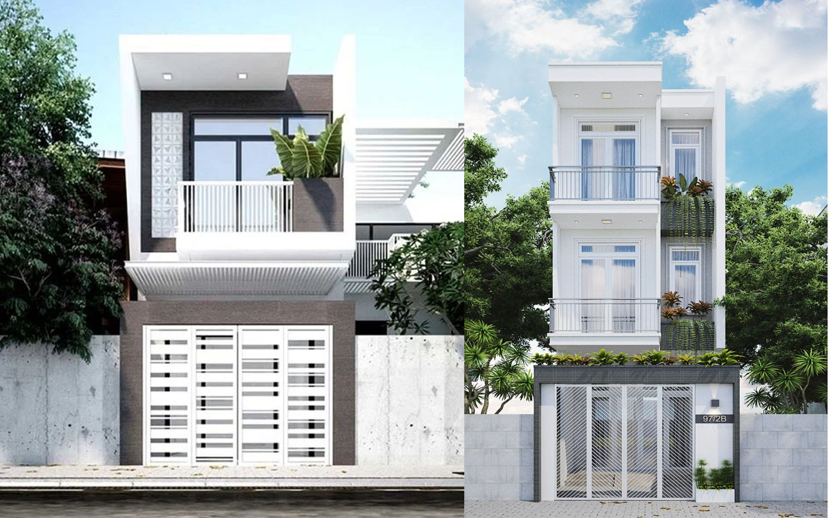 Cách phối màu sơn mặt tiền nhà phố đẹp sang trong và hiện đại