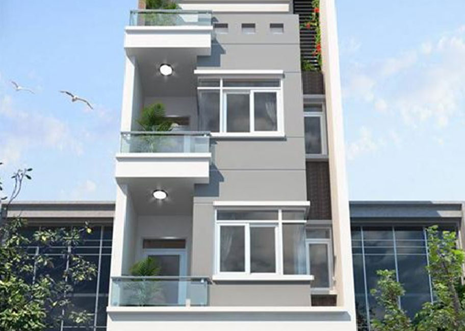Cách phối màu sơn mặt tiền nhà phố đẹp sang trong và hiện đại