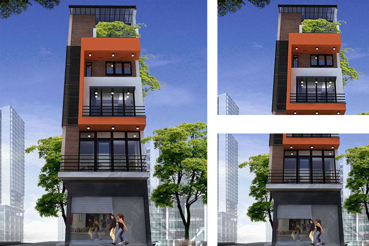 Cách phối màu sơn mặt tiền nhà phố đẹp sang trong và hiện đại
