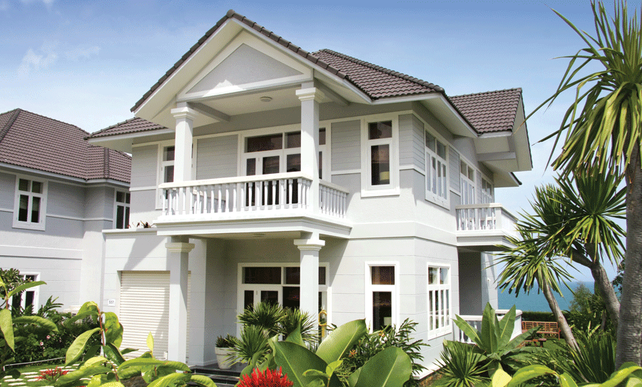 TOP màu sơn đẹp nhất cho nhà hướng Bắc