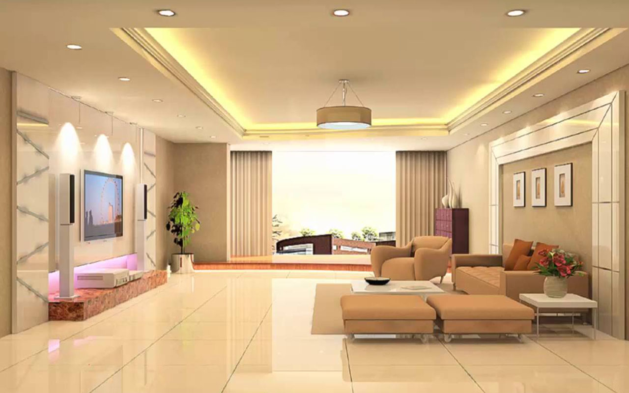 TOP 10+ Màu sơn trần phòng khách đẹp & hiện đại nhất 2025