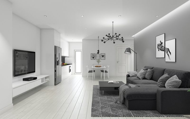 Màu sơn cho phòng khách hướng Bắc đẹp phù hợp xu hướng