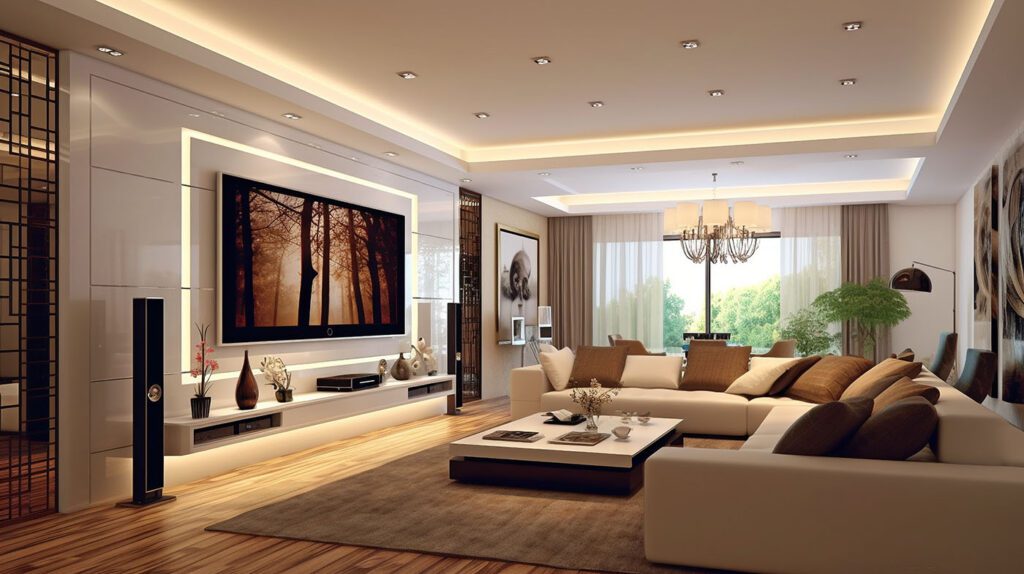 Màu sơn cho phòng khách hướng Tây
