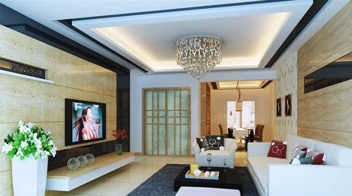 Chọn màu sơn phào chỉ trần nhà đẹp