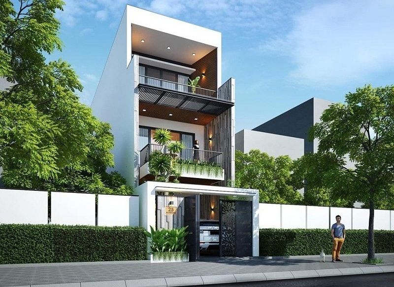 Xu hướng phối màu sơn ngoại thất nhà ống cực đẹp năm 2021