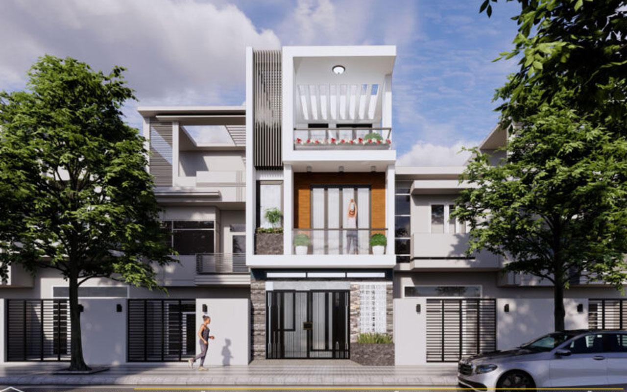 Những tông màu nào làm tăng sức hấp dẫn của nhà mặt phố
