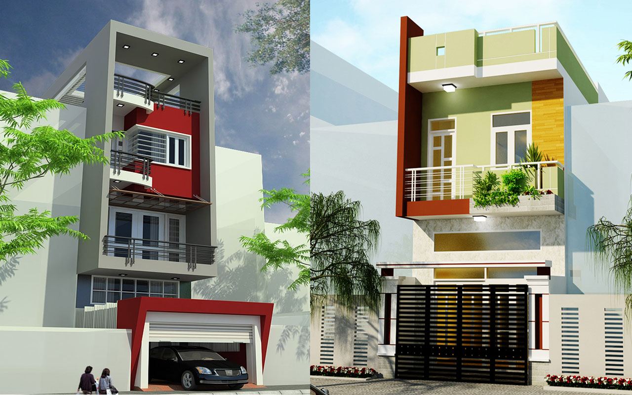 Những tông màu nào làm tăng sức hấp dẫn của nhà mặt phố