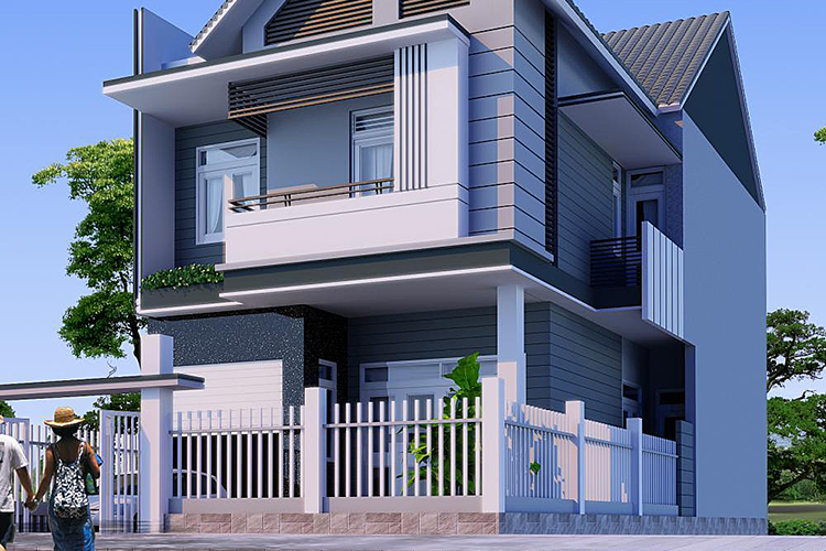 Bảng màu sơn nước ngoài trời đẹp