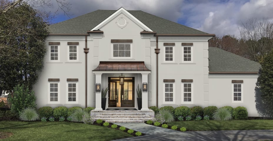 9 màu sơn ngoại thất màu xám đẹp nhất năm 2024 - brick&batten