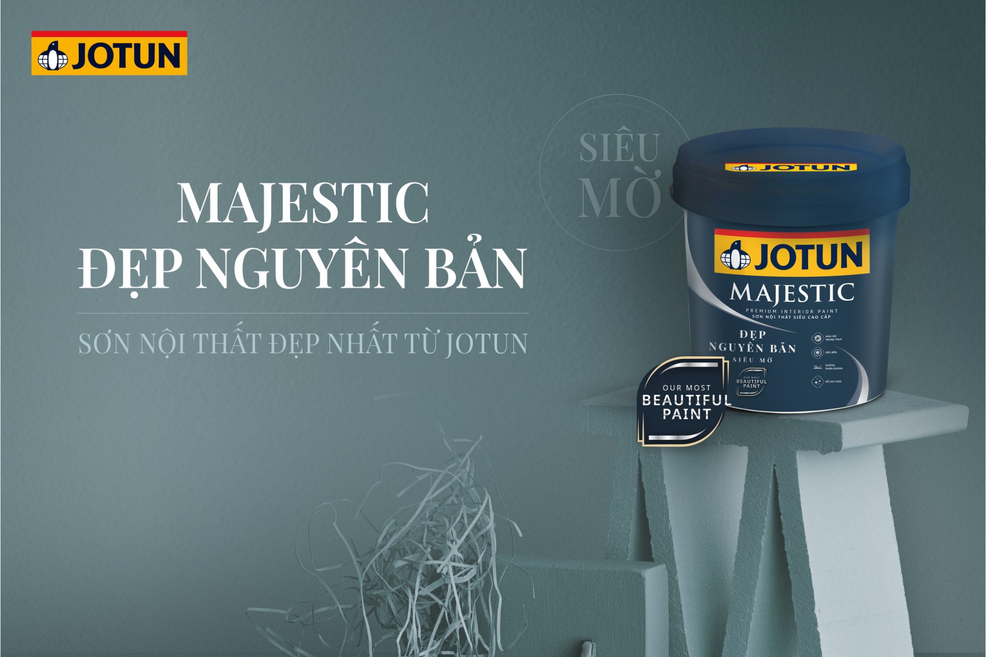 Top sơn nội thất chống bám bẩn bền đẹp