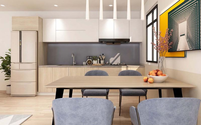 Sơn nhà màu trắng kem sữa