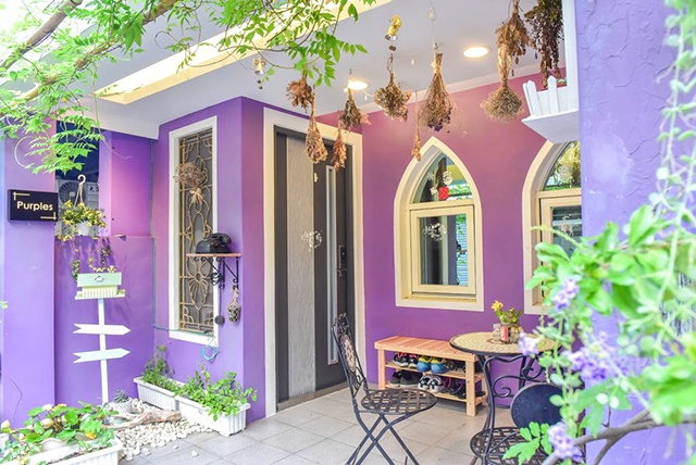 10+] Mẫu sơn ngoại thất màu tím