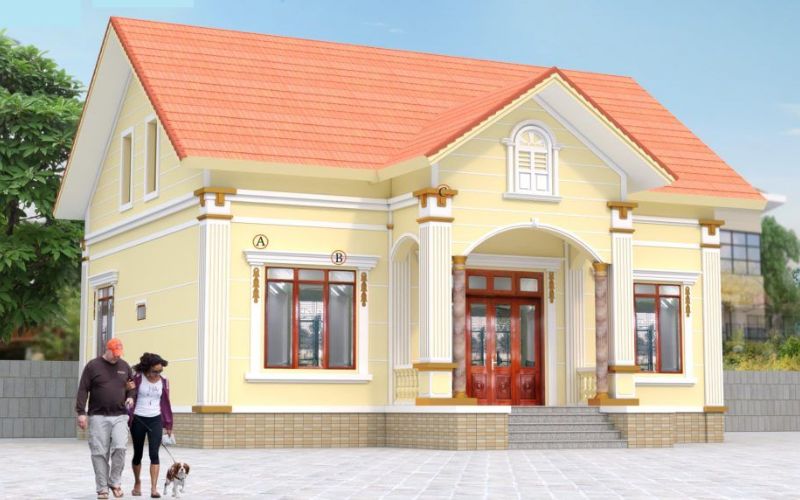 Màu sơn nhà cấp 4 đẹp