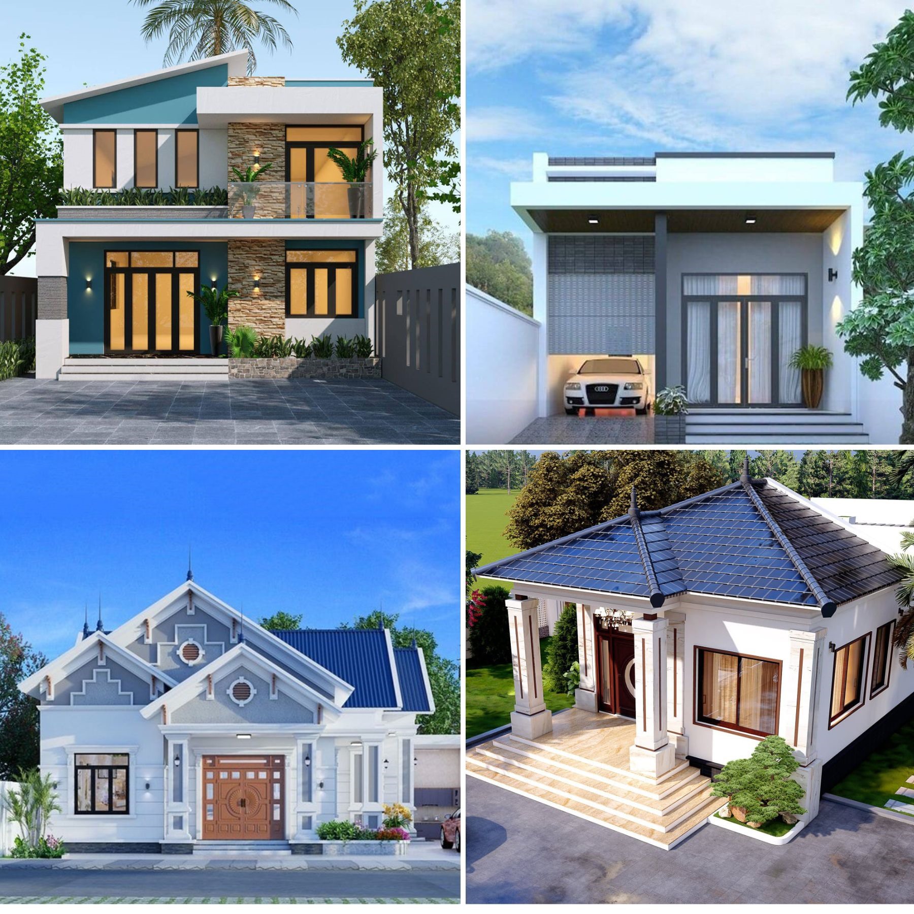 Những màu sơn nhà cấp 4 đẹp mang lại cảm giác ấm áp và gần gũi 