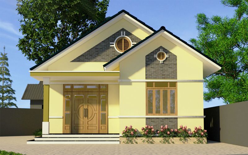 Màu sơn ngoại thất cho người mệnh Kim