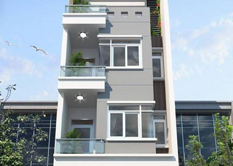 Sơn ngoại thất màu xám ghi 