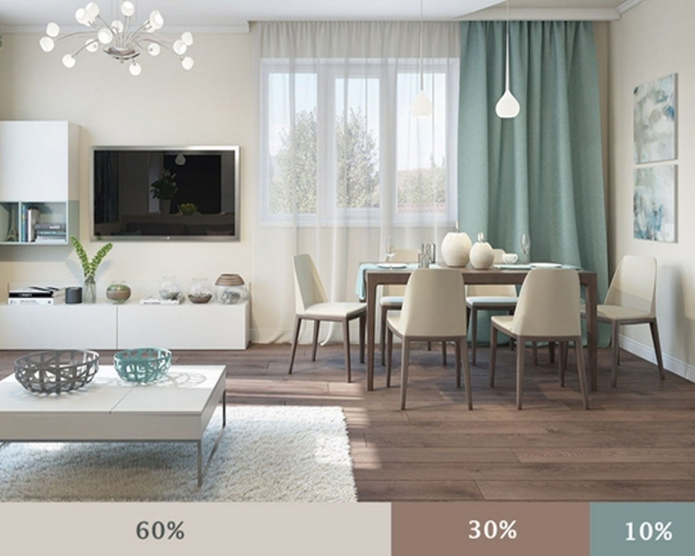 Phối màu sơn nội thất theo xu hướng 2026